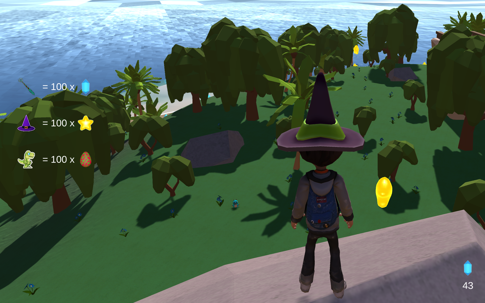 Jurassic Hats exploration gameplay.