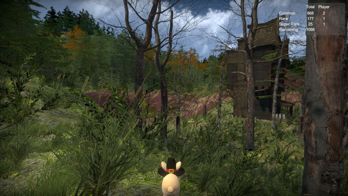 Holiday Lockdown gameplay showing a treat hunt in progress.